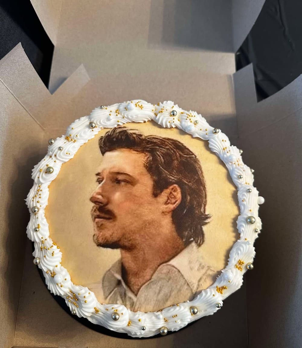 Photo cake — finished edible print