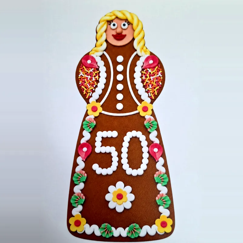 Gingerbread 50th Birthday