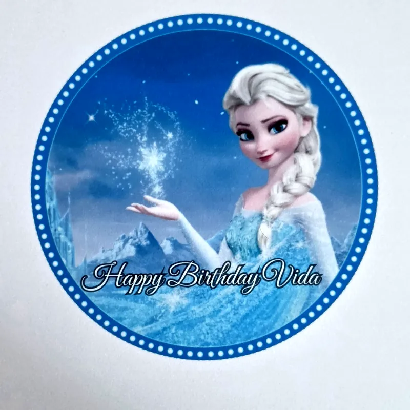 Ice Princess Birthday Round